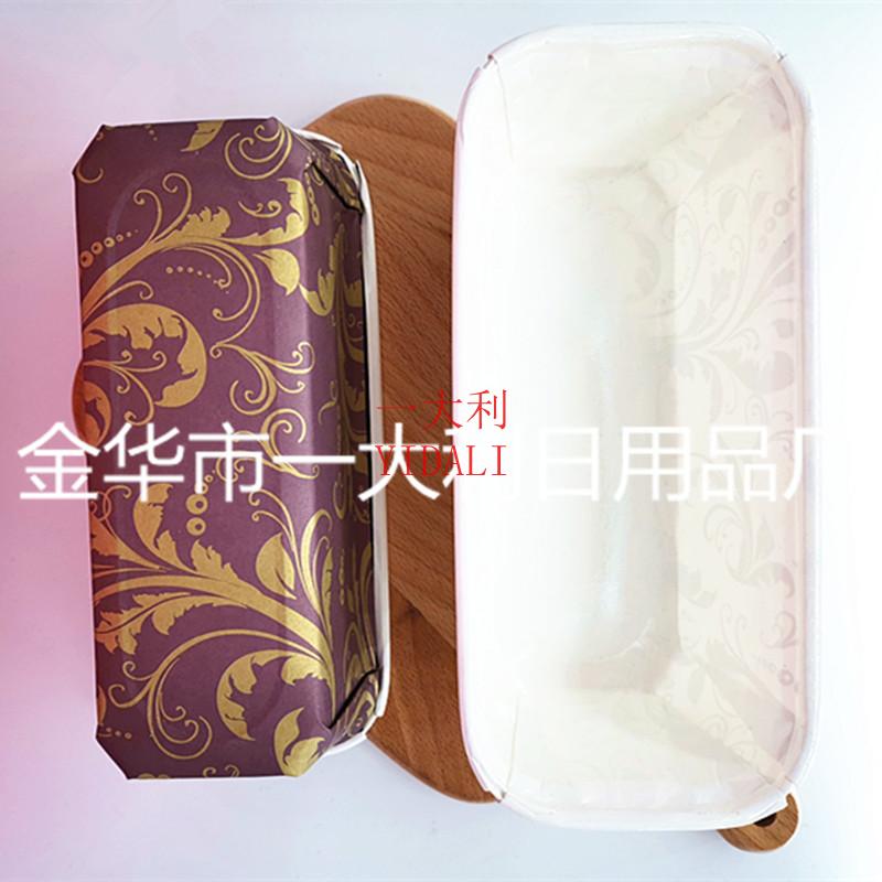  rectangular coated roll cup rectangular cake paper cup oil-proof waterproof high temperature directly into the oven