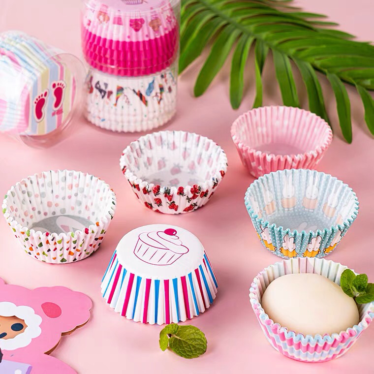 Daifuku Paper Cups Muffin Muffin Muffin Cup Chocolate Pad Paper Cup Cake Bottom Support Mold Baking Packaging