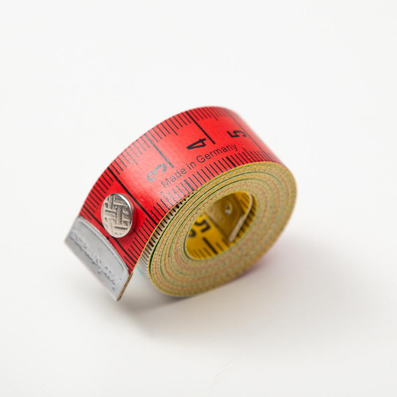 Sewing Special Tape Measure German Quality Color Buckle Tape Measure British Double-Sided Color Tape Measure Belt Button