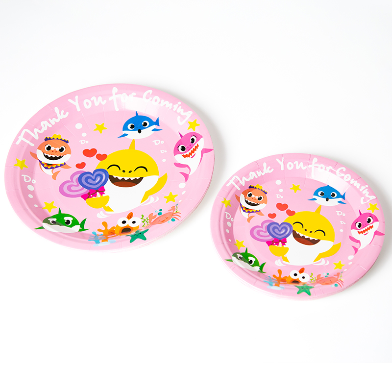 New baby Shark Alpaca sex Decipher Paper Cup Birthday party