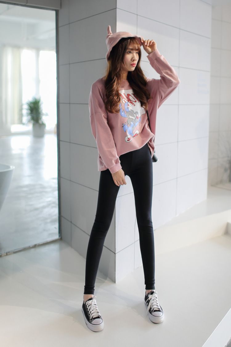 Women's Cotton Autumn Leggings Tappered Pencil Pants Slim Fit Slimming outside Wear Korean Style Leggings Solid Color Sports Casual Pants Women's Cotton Autumn Leggings Tappered Pencil Pants Slim Fit Slimming outside Wear Korean Style Leggings Solid Color Sports Casual Pants