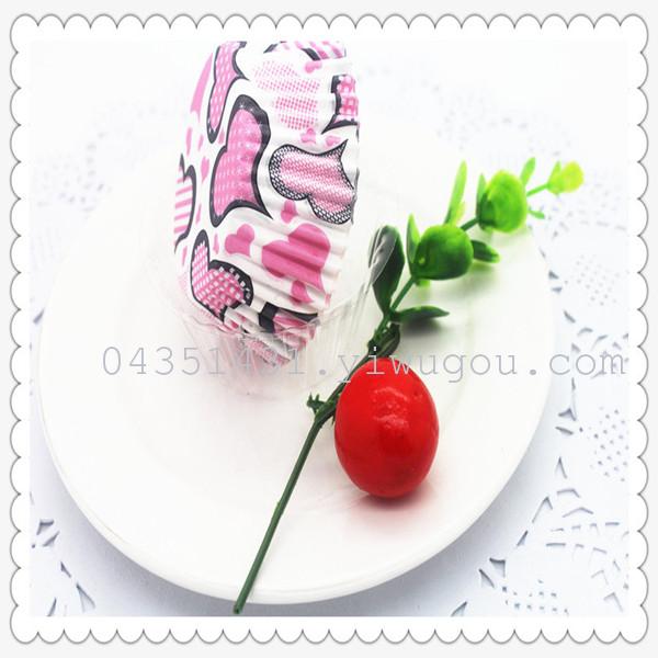 Cake paper Cake oil paper cup paper hold chocolate cushion mold Cake cup hanging card packaging