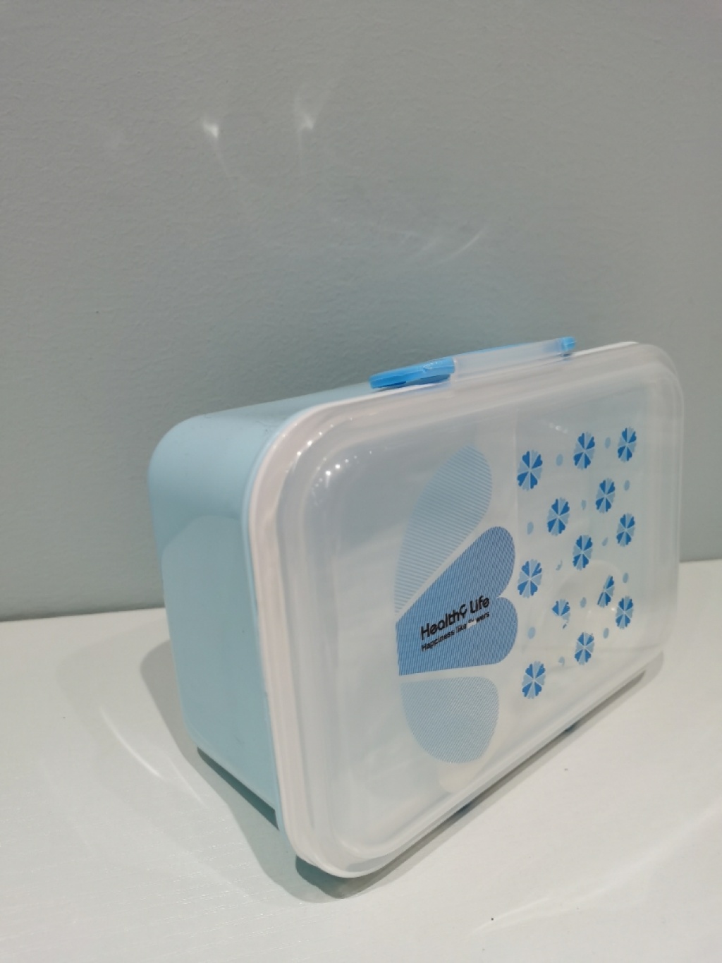 H56-6051 Double-Layer Portable Lunch Box Tape Spoon Student Edible Lunch Box Household Portable Lunch Box Lunch Box