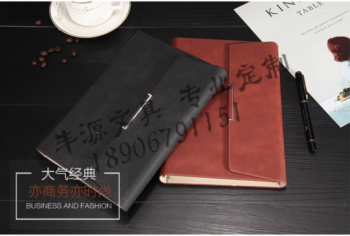 Notebook Stationery High-End Office Loose-Leaf Notepad A5 B5 Loose-Leaf Binder Diary Book in Stock Custom