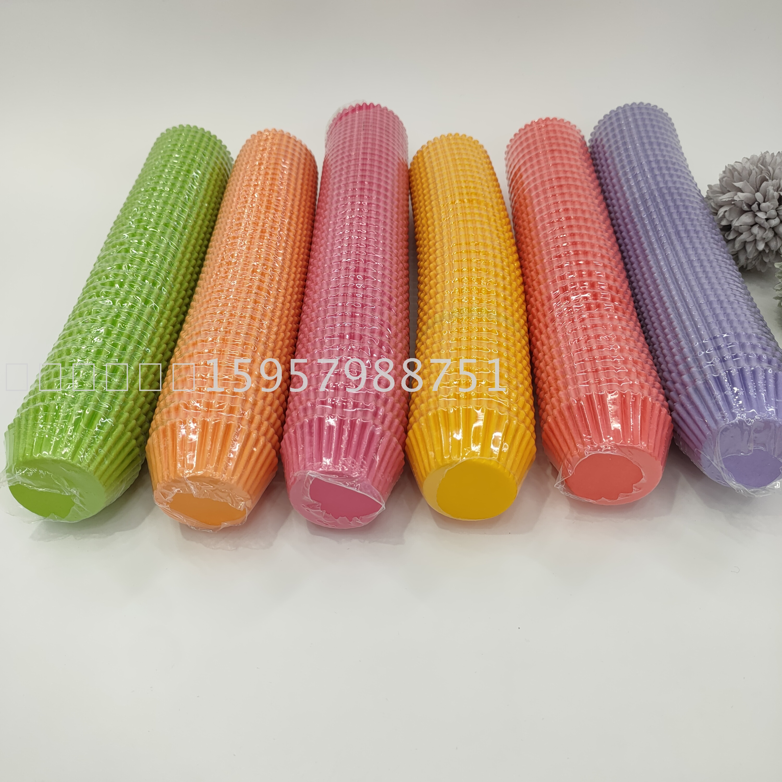 Solid Color Cake Paper 8cm 1000 PCs/Strip Color Cake Paper Cup