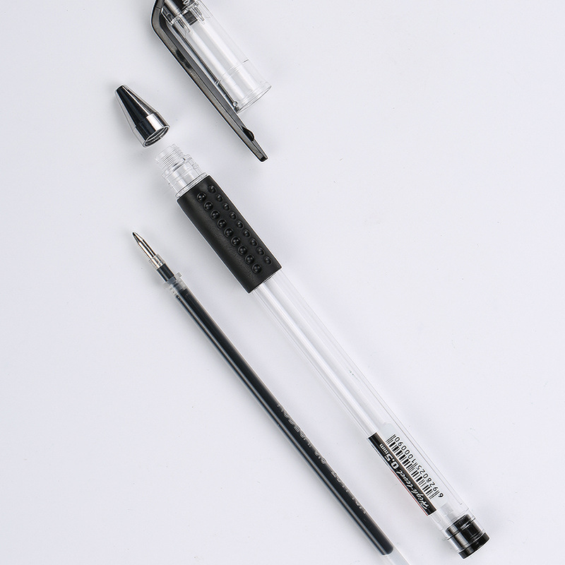 Bulk European Standard Gel Pen Black Writing 0.5mm Bullet Office Supplies Ball Pen Student Signature Pen Wholesale