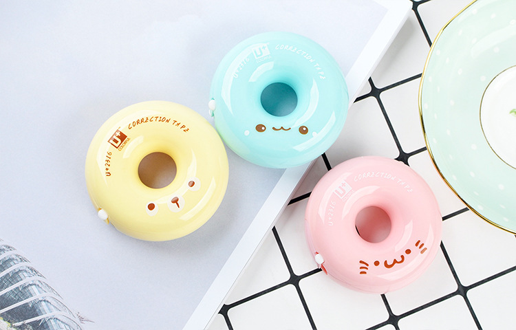 Tiangao Cartoon Correction Tape Correction Fluid Correction Tape Set New Internet Celebrity Correction Tape Creative Donut Correction Tape