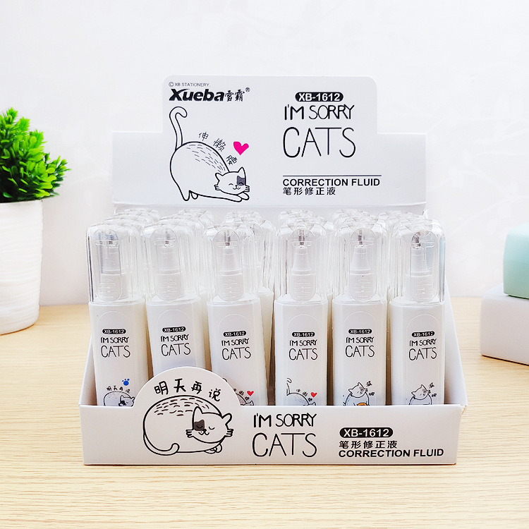 Factory Direct Sales Cartoon Style 12ml Pen Line Correction Fluid Student Affordable Special Offer Correction Fluid Correction Fluid Wholesale Factory Direct Sales Cartoon Style 12ml Pen Line Correction Fluid Student Affordable Special Offer Correction Fluid Correction Fluid Wholesale