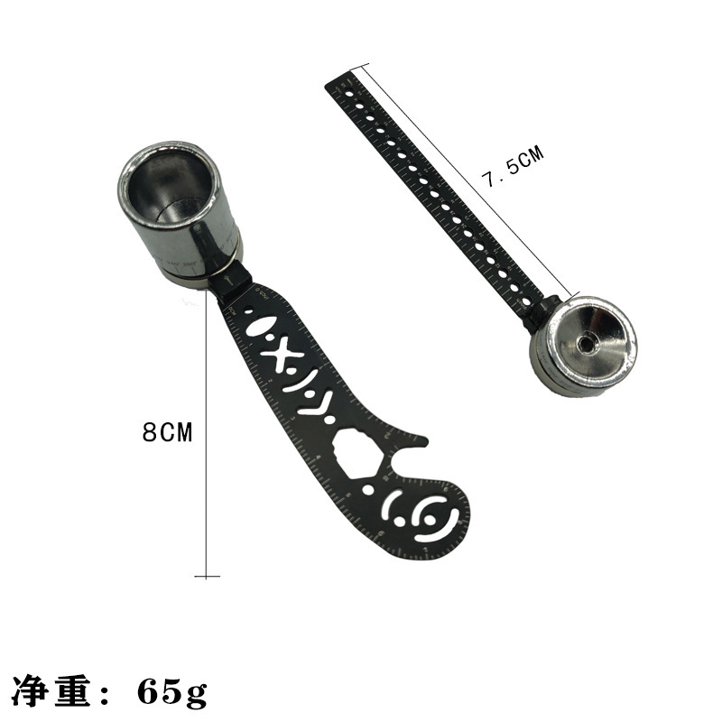 Duo Function Drawing Ruler EDC Tool Cross-Border Creative Drawing Tool Magnetic Compasses-Foot Drawing Tool