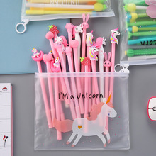 Yue Lu 6 Boxed Cartoon Soft Rubber Head Gel Pen Student Cute Ball Pen Korean Office Stationery Writing Pen Yue Lu 6 Boxed Cartoon Soft Rubber Head Gel Pen Student Cute Ball Pen Korean Office Stationery Writing Pen