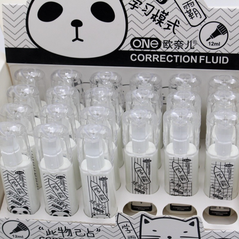 Wholesale More than Correction Fluid Style Cute Cartoon Bottle Correction Pen Tilta Correction Fluid Correction Solution 12ml Stationery Wholesale More than Correction Fluid Style Cute Cartoon Bottle Correction Pen Tilta Correction Fluid Correction Solution 12ml Stationery