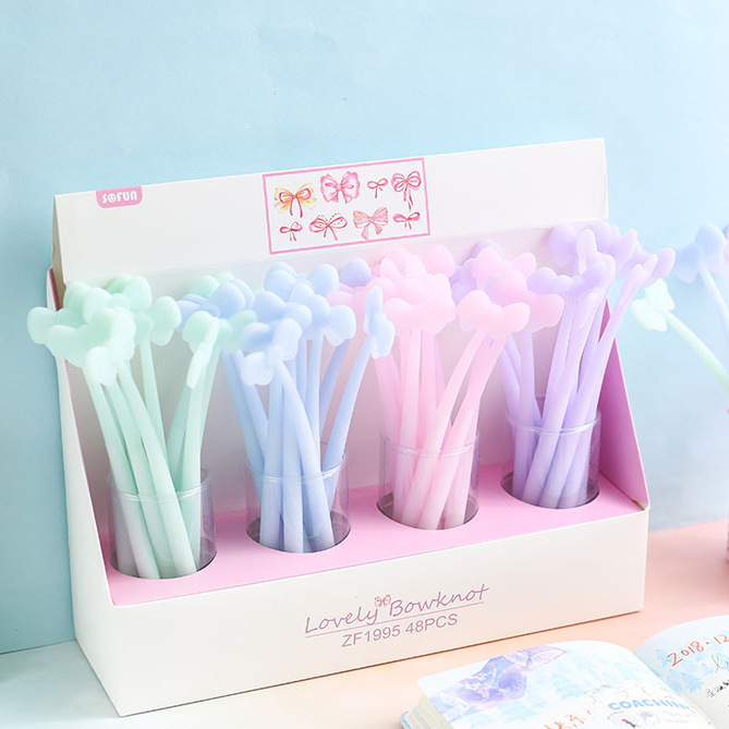 [Clearance Sale] Stationery Cute Cartoon Gel Pen Fresh Ball Pen Black Signature Pen Students' Supplies