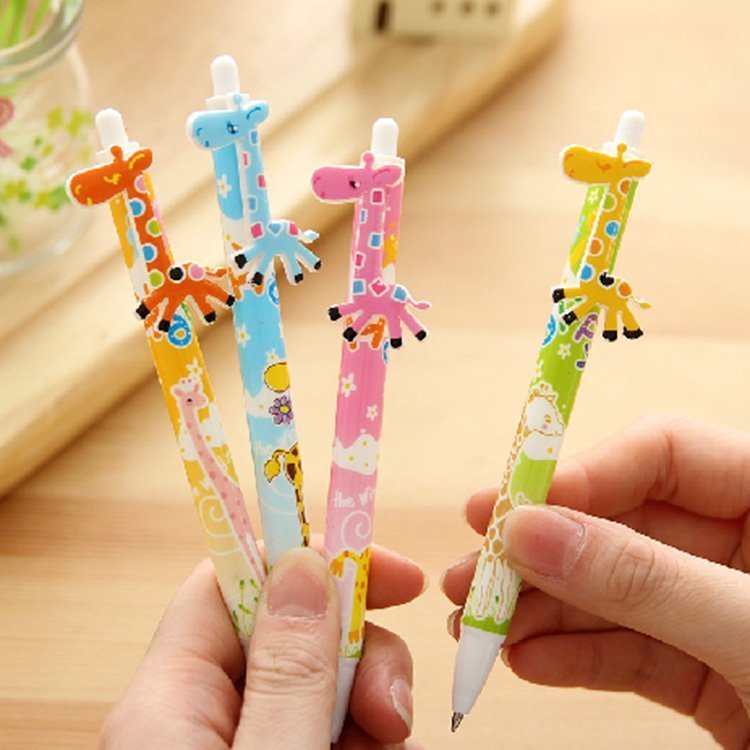 [Clearance Sale] Stationery Cute Cartoon Gel Pen Fresh Ball Pen Black Signature Pen Students' Supplies