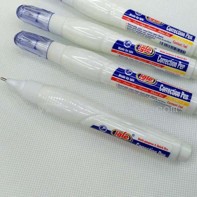 Liquid paper correction fluid fix igle authentic stationery metal pen