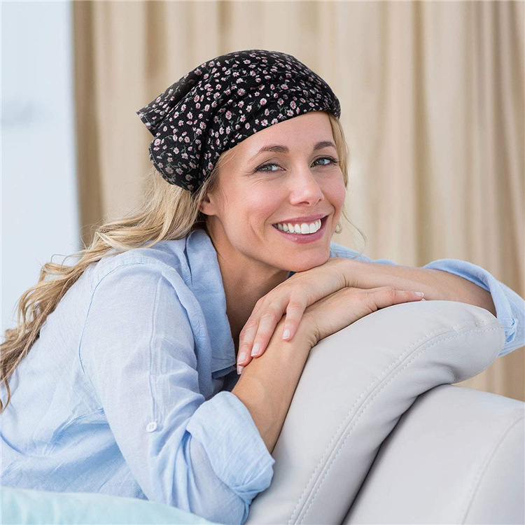 Three-State Floral Elastic Band Headscarf Women's Thin Flower Cloth Bag Headscarf European and American Triangular Binder Hair Accessories Batch Three-State Floral Elastic Band Headscarf Women's Thin Flower Cloth Bag Headscarf European and American Triangular Binder Hair Accessories Batch