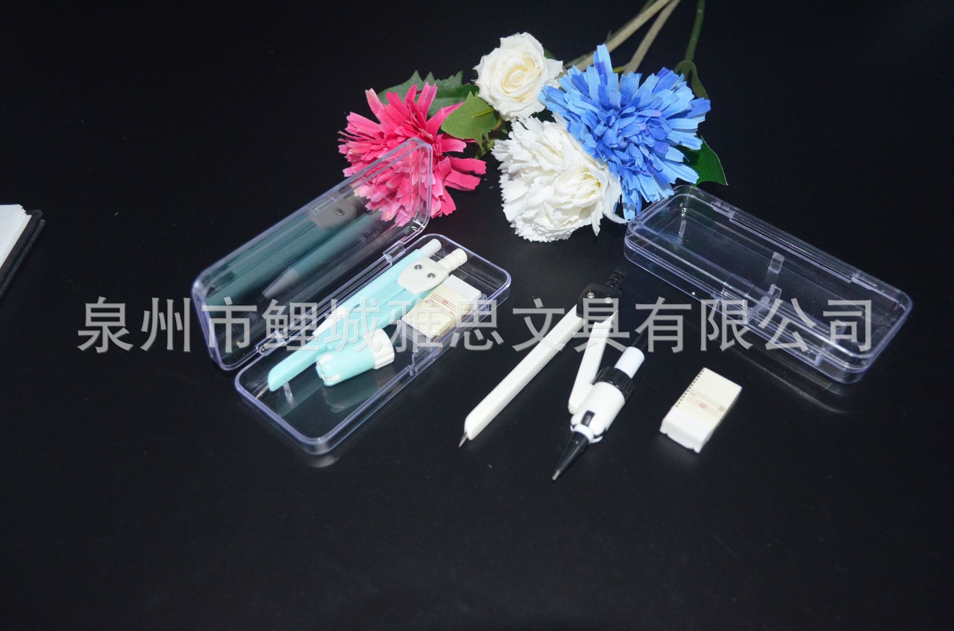 YS-692 IELTS Factory Direct Sales Non-Printed Compass Ruler Student Stationery New Creative Candy Color Compasses