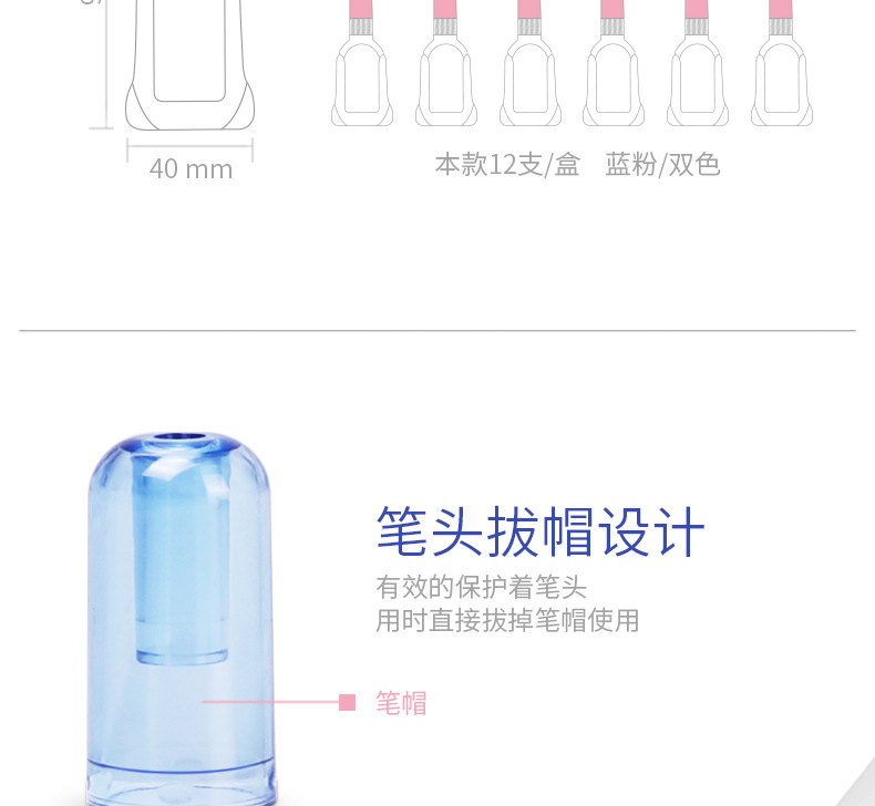 Deli Stationery 7284 Office Creativity Correction Fluid Correction Liquid Cute Student Use Correction Fluid 15ml Correction Fluid