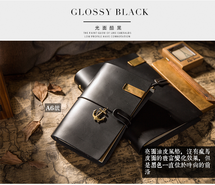 Handmade First Layer Leather Book Genuine Leather Hand Account Binder Notebook Retro Nostalgic Travel Diary Book A5a6a7