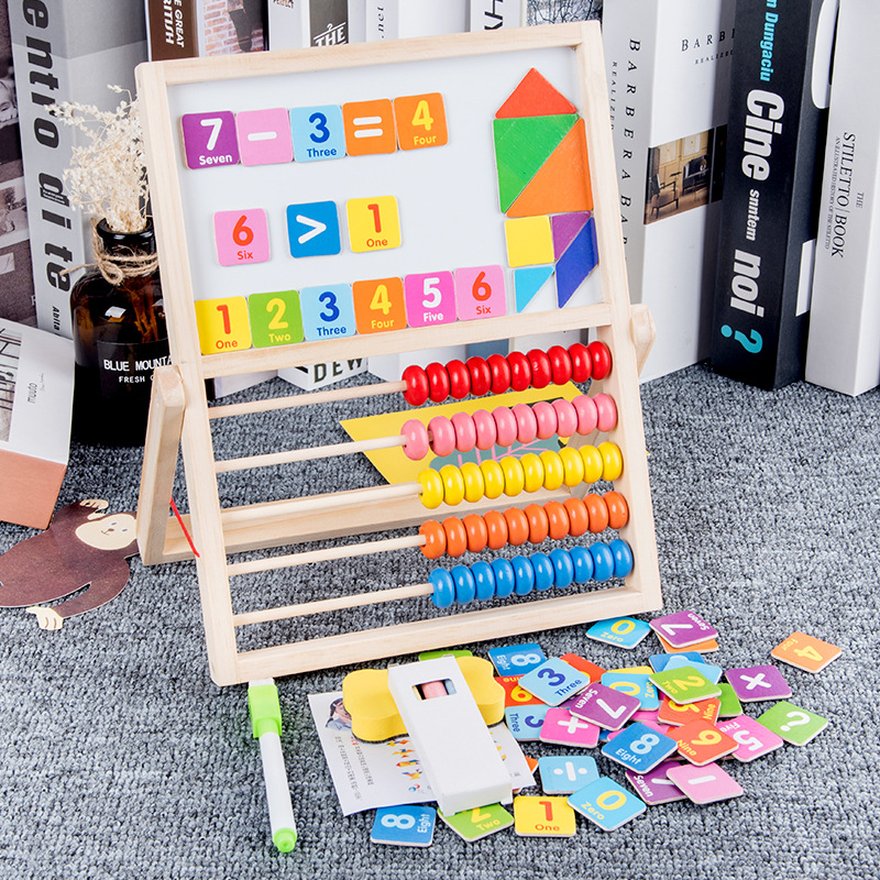 Children's Drawing Board Erasable Household Small Blackboard Easel Learning Writing Whiteboard Magnetic Ball Pen Dust-Free Baby Doodle
