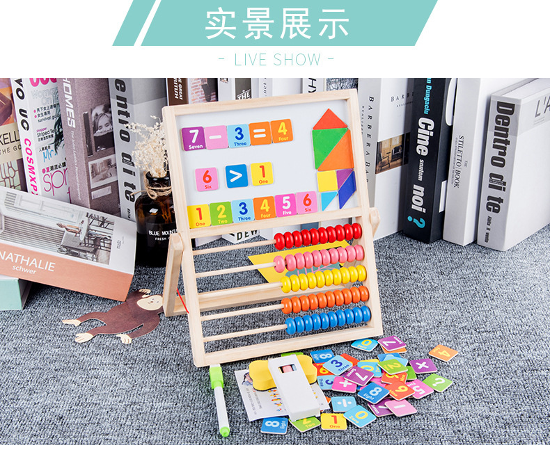 Children's Drawing Board Erasable Household Small Blackboard Easel Learning Writing Whiteboard Magnetic Ball Pen Dust-Free Baby Doodle