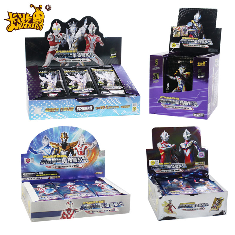 Card Game Genuine Ultraman Card New Version 11 Bullet Children&#039;s Classic Luxury Honor Edition Collection Gold Card Binder Full Set