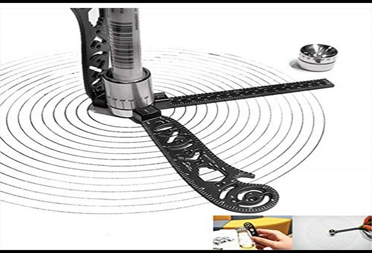 Wholesale Amazon Drawing Compass Multifunctional Drawing Ruler Creative Magnetic Drawing Ruler Compasses
