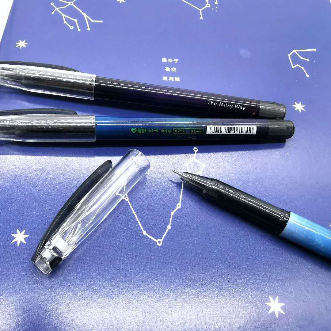 Hobby Gel Pen 0.35 0.5mm Black Signature Pen Ball Pen Carbon Pen Black Pen 12 PCs Office Supplies Wholesale