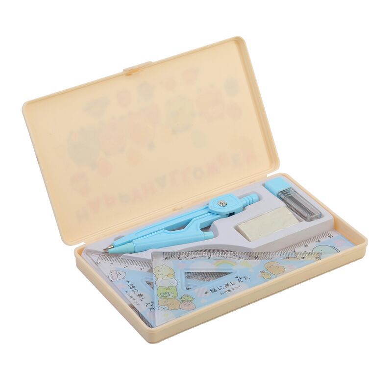 Anime Merchandise Student Compasses Ruler Set Refill 7-Piece Set Student Stationery Gift