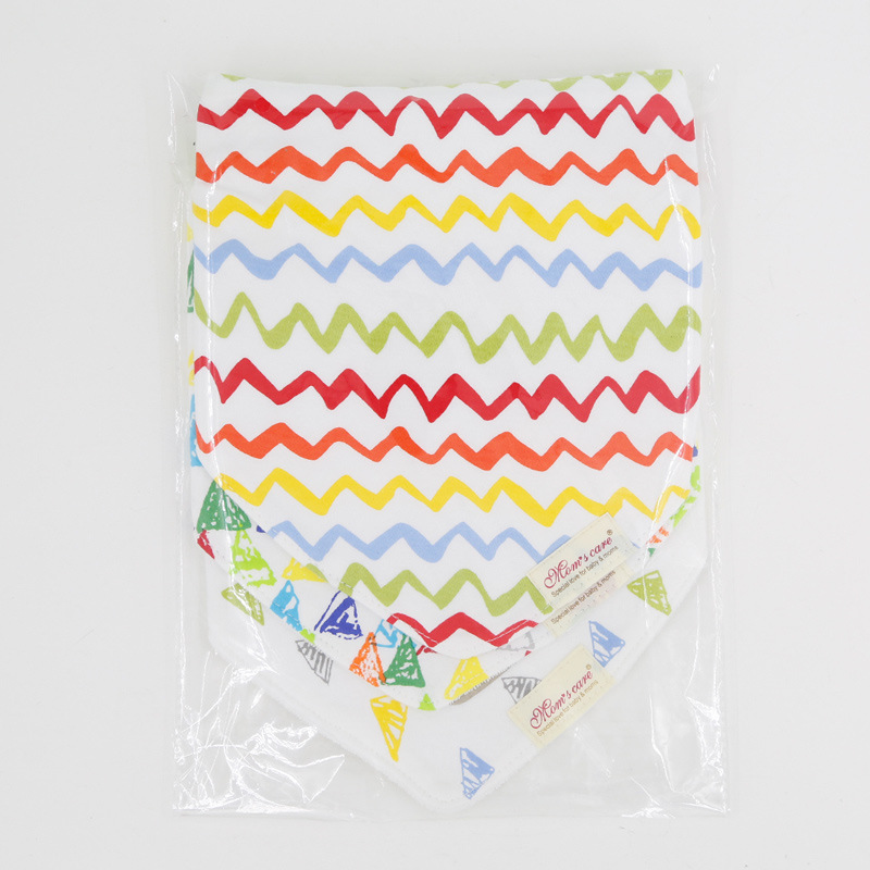 Momscare Triangular Binder Baby Supplies Kids' Bib Bib Ins Bib Three PCs Set