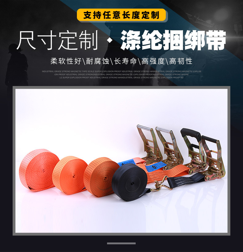 Factory Wholesale Binder Orange Tighten Belt Goods Tensioner Ratchet Rope Fastener Ratchet Tie down