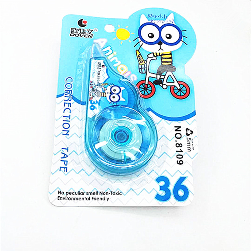 Factory Direct Sales Students' Supplies Correction Tape Correction Fluid 8109 Large Correction Tape Correction Word Wholesale Two Yuan