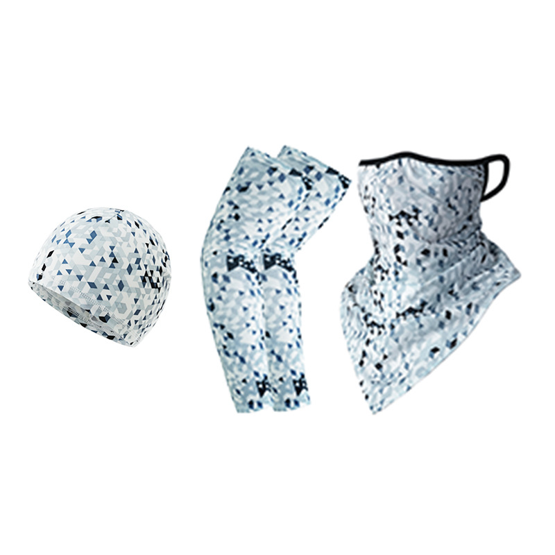 Summer Sun Protection Mask Printed Neck Protection Sun Protection Triangular Binder Men and Women Sun Protection Mask Wholesale