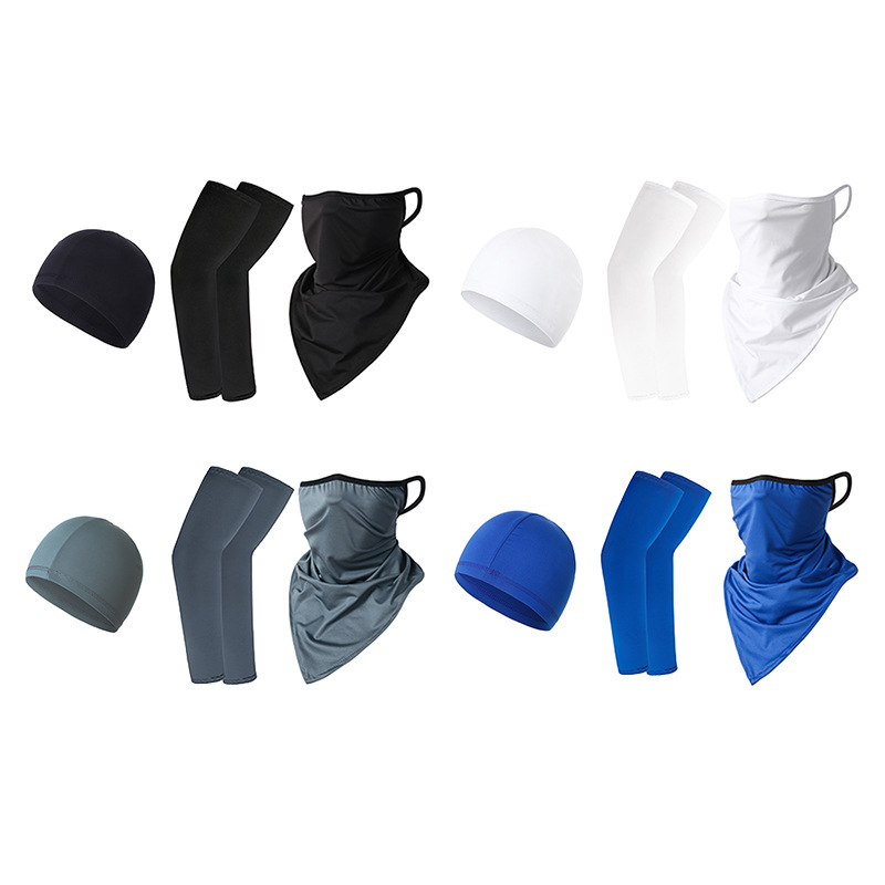 Summer Sun Protection Mask Printed Neck Protection Sun Protection Triangular Binder Men and Women Sun Protection Mask Wholesale