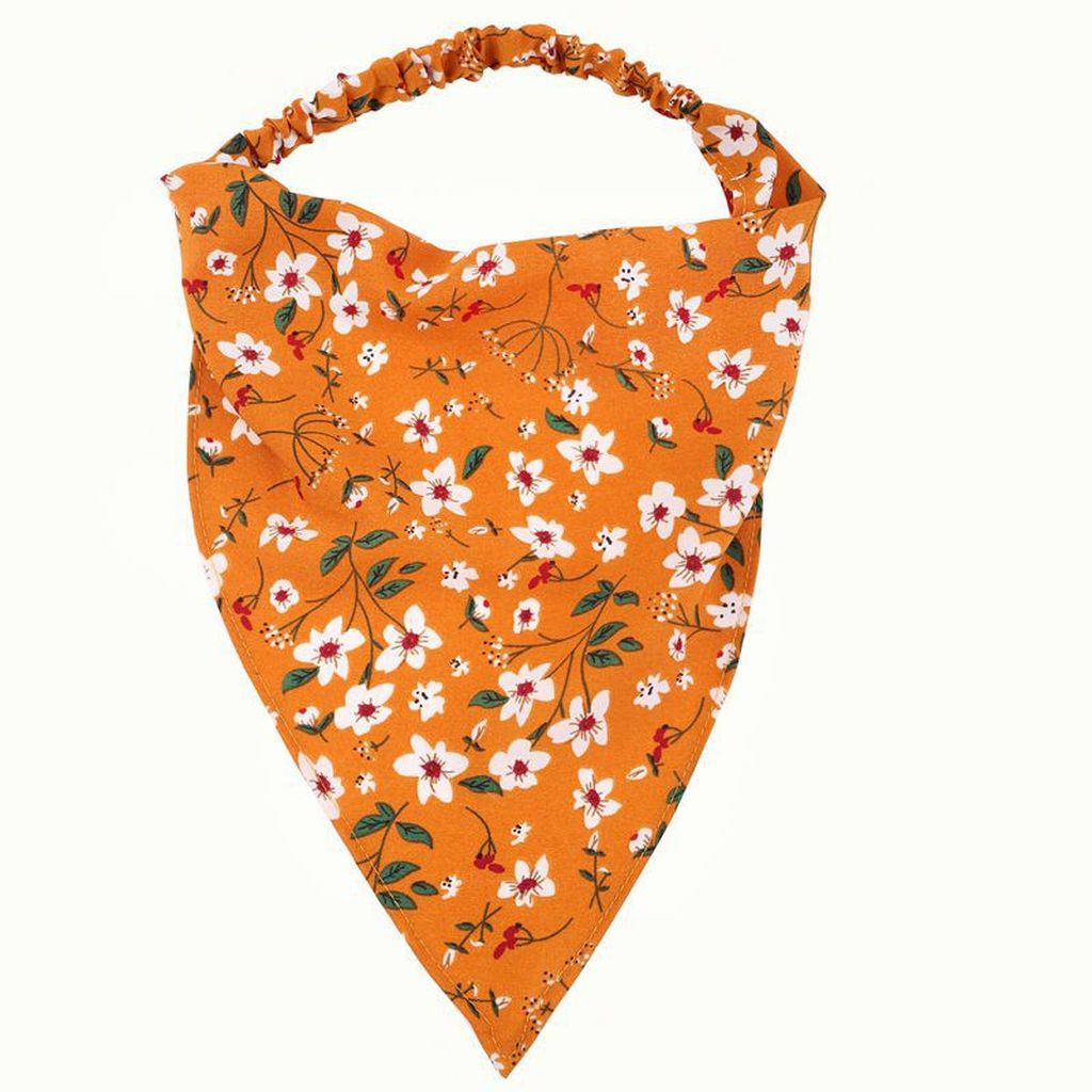 Amazon New Triangular Binder Hair Band Women's Oil Smoke-Proof Floral Headscarf New Elastic Ribbon Women Bandeau Amazon New Triangular Binder Hair Band Women's Oil Smoke-Proof Floral Headscarf New Elastic Ribbon Women Bandeau