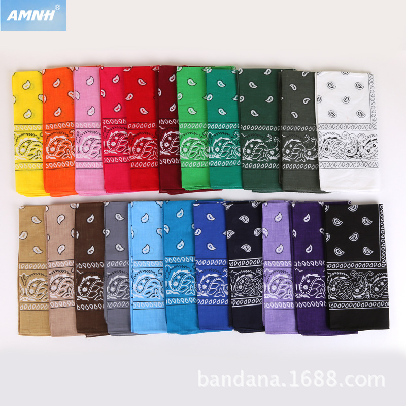 Xin Zhilei Same Hair Band Red Five Pointed Star Square Towel Pure Cotton Hip Hop Sports Cycling Headscarf Triangular Binder Customizable