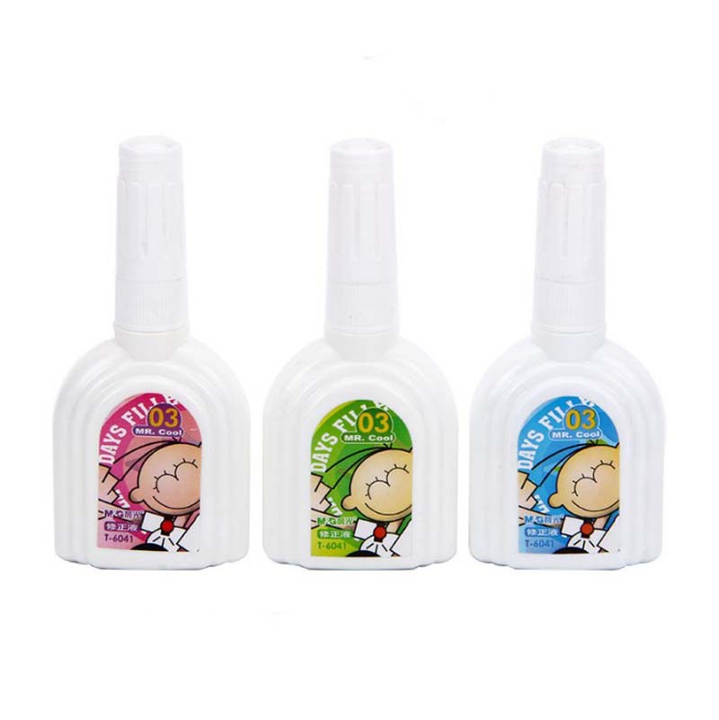 Brand Stationery T6041 ROYAL WIND Junior Lang Student Office Supplies Correction Fluid Correction Fluid Correction Fluid 18ml/Bottle