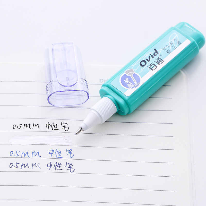 Hanji Correction Fluid Baitong Stationery Correction Fluid Quick-Drying Student Correction Fluid Office Supplies Correction Fluid Hanji Correction Fluid Baitong Stationery Correction Fluid Quick-Drying Student Correction Fluid Office Supplies Correction Fluid
