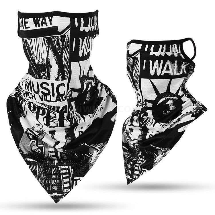 Factory Customized Amazon Ear-Mounted Mask Multi-Functional Triangular Binder Printing Mask (Graphic Customization)