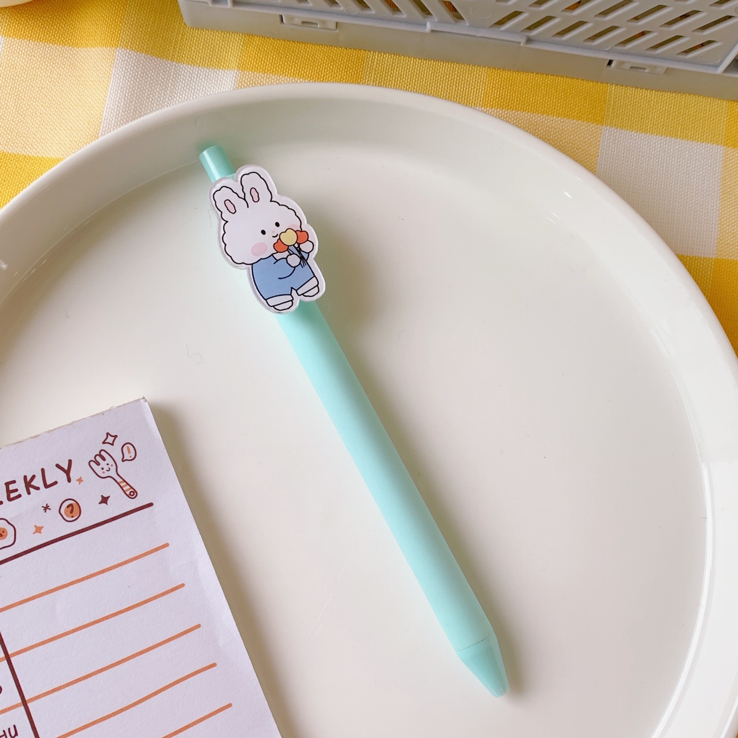 Tengyi Youpin Brush Question Press Gel Pen Cute Creative Black 0.5 Student Only Ball Pen Signature Pen Stationery