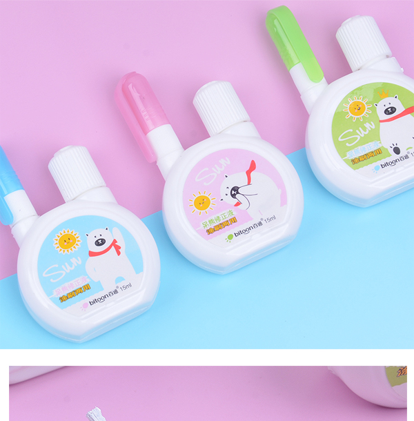 Dual-Use Student Correction Fluid Correction Fluid Student Cute Multi-Functional Capacity Dual-Use Student Correction Fluid Correction Fluid Student Cute Multi-Functional Capacity