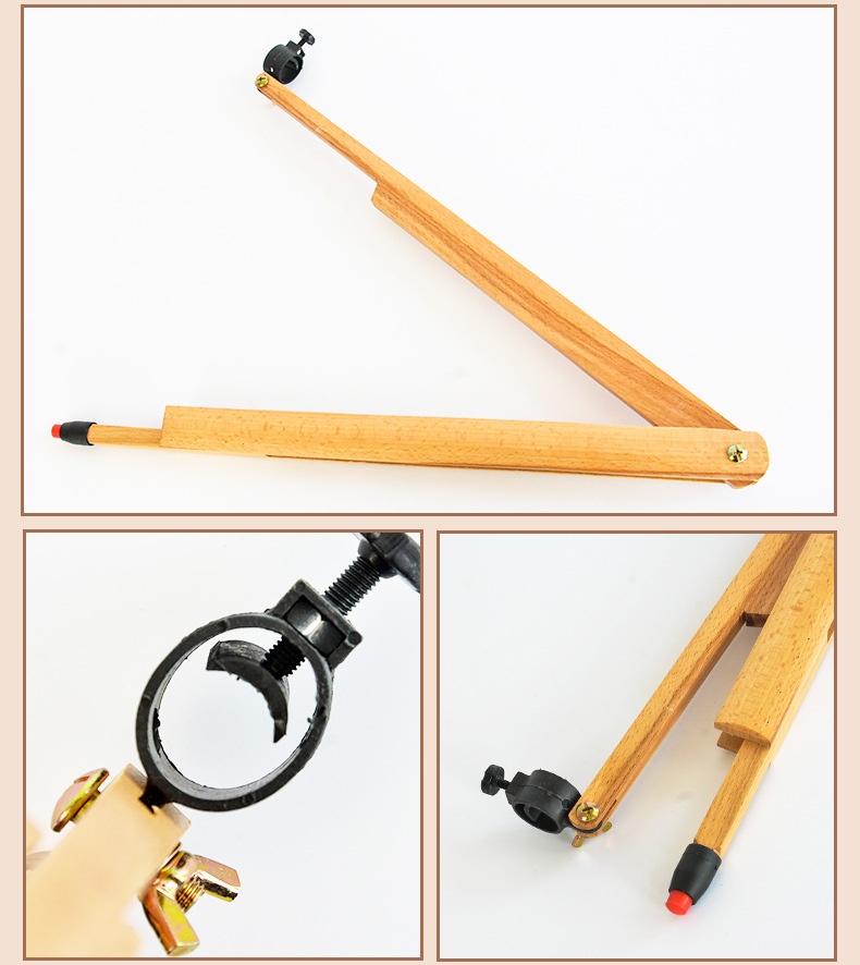 Factory Wholesale Direct Sales New Wooden Large Teaching Teacher Demonstration Drawing Solid Wood Compasses Customizable Production Factory Wholesale Direct Sales New Wooden Large Teaching Teacher Demonstration Drawing Solid Wood Compasses Customizable Production