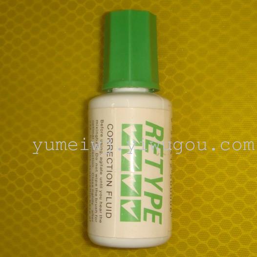 Correction fluid bottle pens blister card OEM