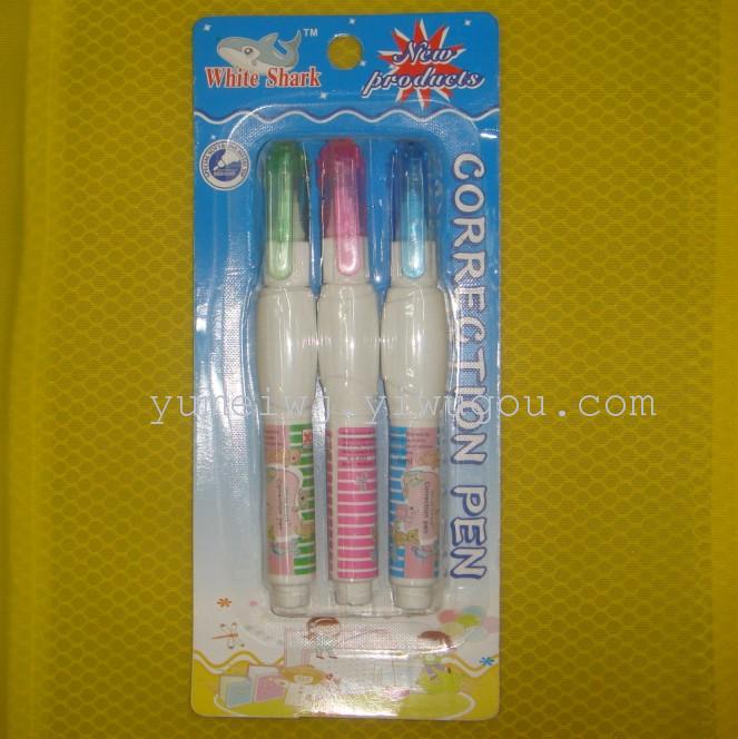Correction fluid bottle pens blister card OEM