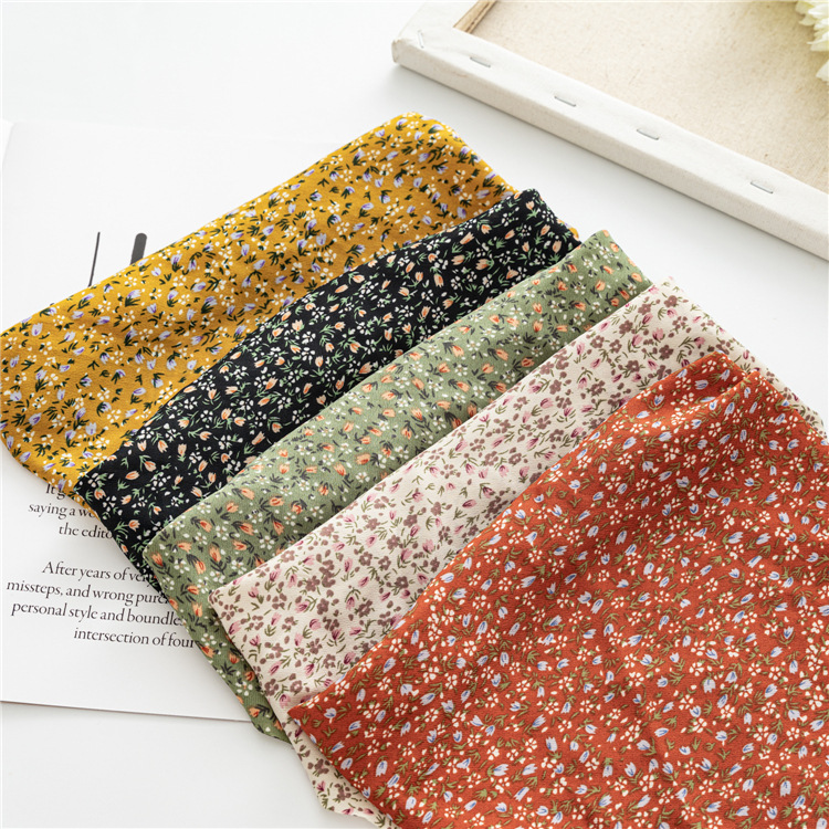 Cross-Border Spring Women's Versatile Baotou Triangular Binder Elastic Ribbon European and American Floral Headscarf Headband Cross-Border Spring Women's Versatile Baotou Triangular Binder Elastic Ribbon European and American Floral Headscarf Headband