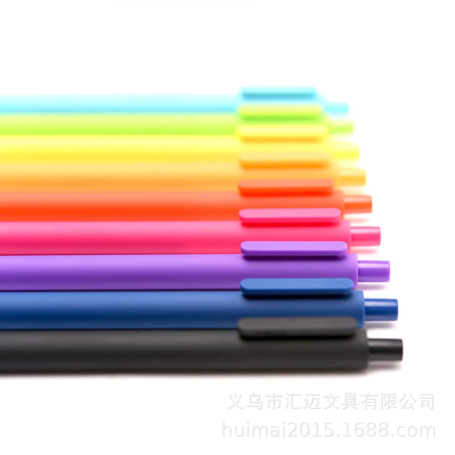 Multicolor candy color neutral pen 0.5mm color students with signature pen ball pen gift creative stationery wholesale