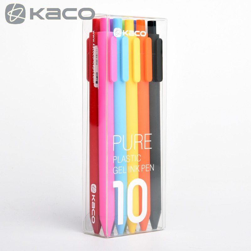 Multicolor candy color neutral pen 0.5mm color students with signature pen ball pen gift creative stationery wholesale