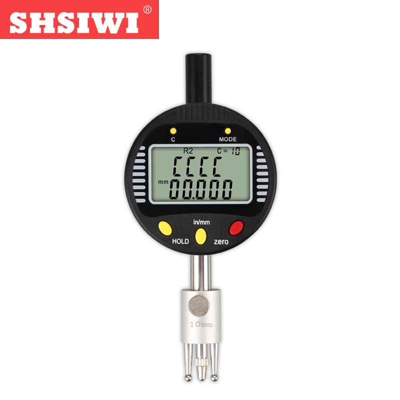 Siwei Digital Display Radius Tester 0-12 Radius Gauge Measuring Compasses Radian Spherical Diameter Tester Digital Display Radius Meter