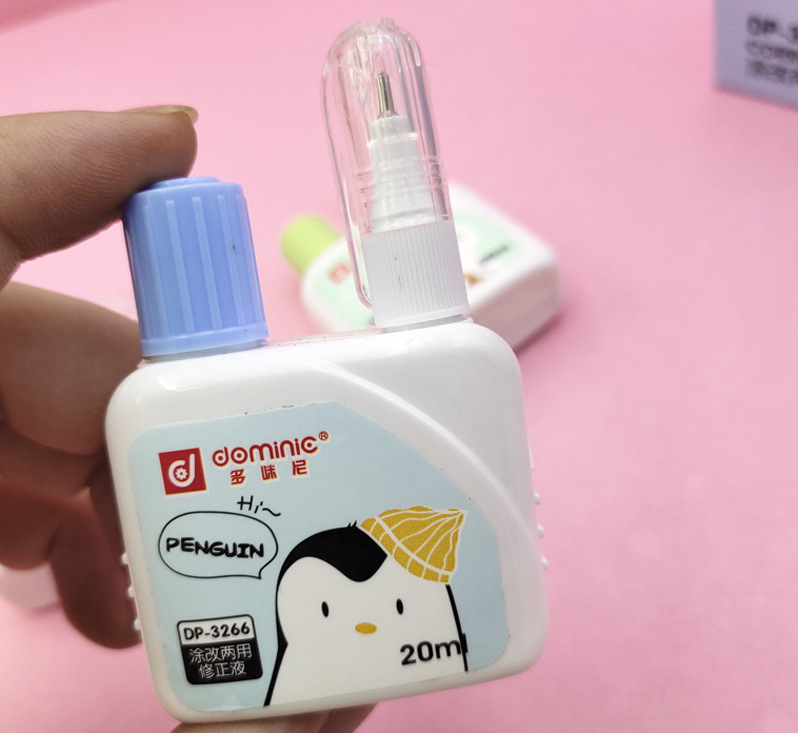Correction Fluid Student Non-Toxic Correction Fluid Correction Fluid Correction Fluid Junior High School Student Cartoon Large Capacity Brushing Liquid 3266