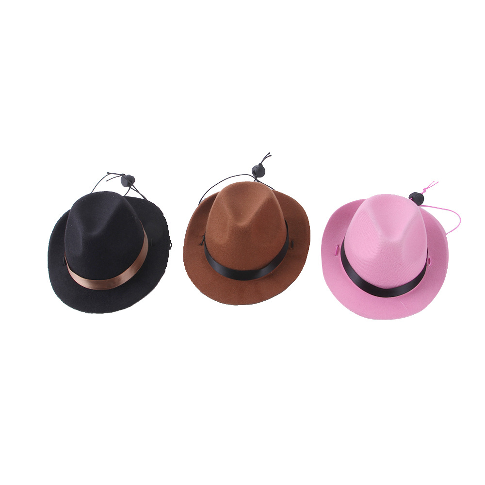 Factory Wholesale New Pet Hat Dog Cowboy Hat Triangular Binder Suit Headgear Cat Funny Headdress