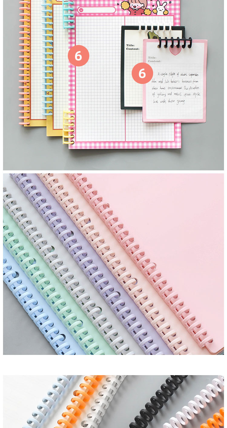 Binder Mechanism A4 Plastic LooseLeaf Binder Open LooseLeaf Buckle B5 Binding Strip 20Hole Binding Ring A5 Color Spot Binder Mechanism A4 Plastic LooseLeaf Binder Open LooseLeaf Buckle B5 Binding Strip 20Hole Binding Ring A5 Color Spot